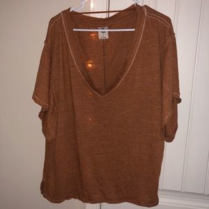 Free People Oversized Tee